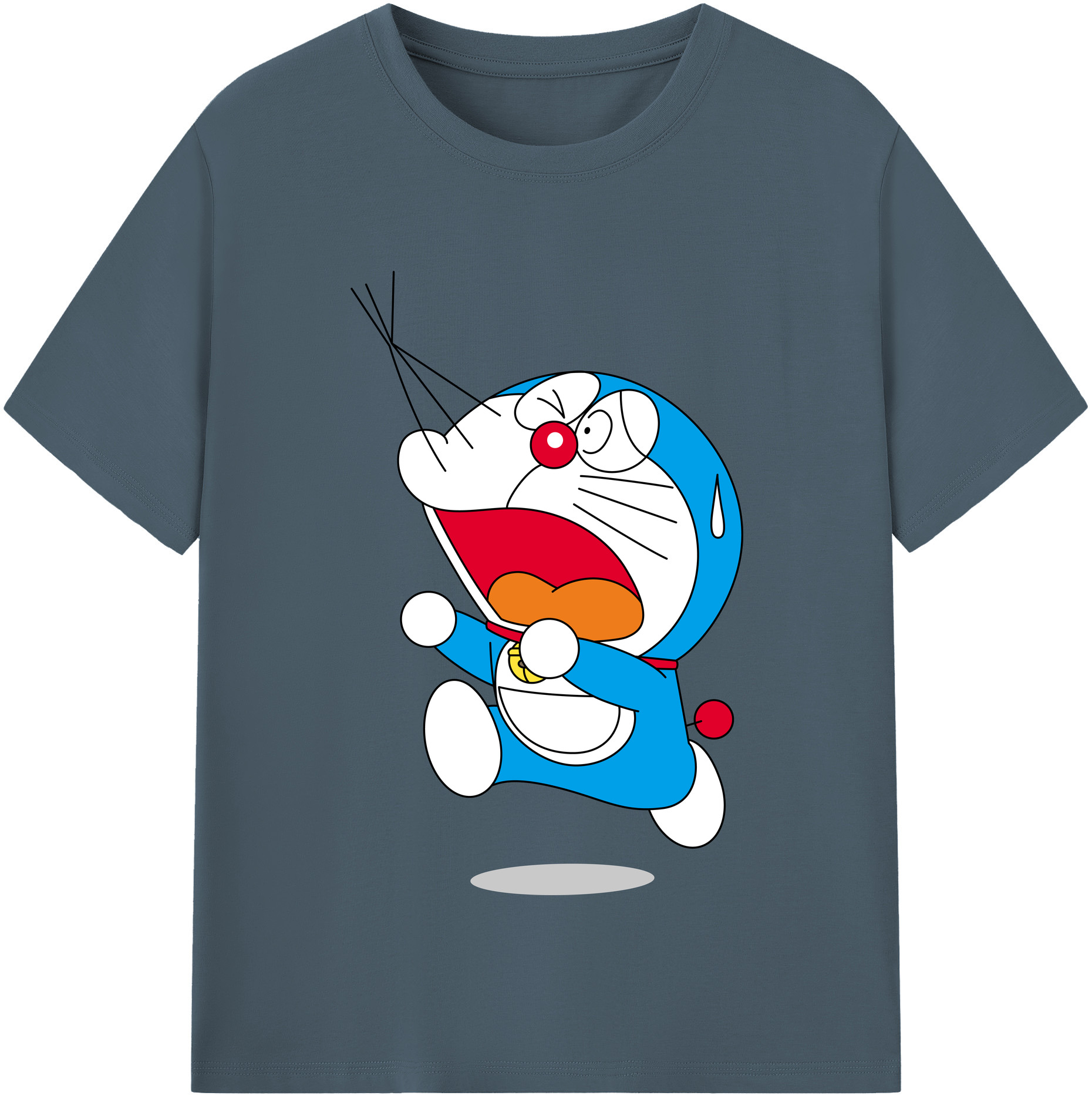 （画像用） ドラえもん Doraemon 綿100％半袖Tシャツ（フロントプリント）